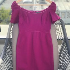 Purple ZAC POSEN Cocktail Dress